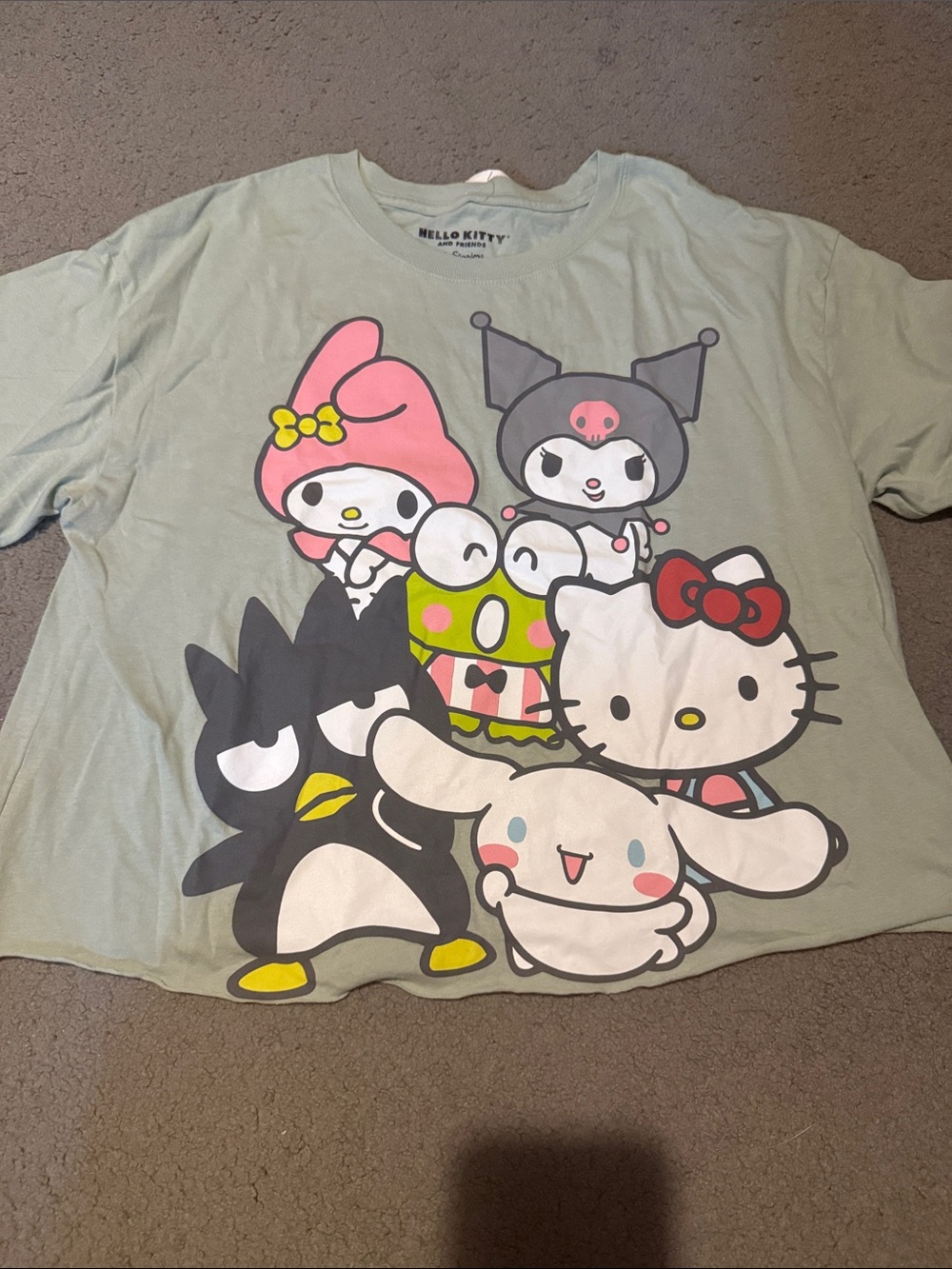 Hello Kitty & Friends Mint Green Graphic Tee